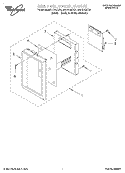 CONTROL PANEL Diagram and Parts List for MH7115XBQ6  Whirlpool Microwave