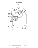 CABINET Diagram and Parts List for LA7900XPW1  Whirlpool Washer