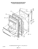 REFRIGERATOR DOOR , LIT/OPTIONAL Diagram and Parts List for ET16JKXWN01  Whirlpool Refrigerator