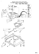 MACHINE BASE Diagram and Parts List for RAX7244EQ1  Roper Washer