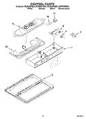 CONTROL PARTS Diagram and Parts List for GC3PHEXNB03  Whirlpool Refrigerator