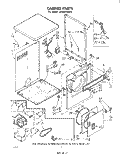 SECTION Diagram and Parts List for LE4900XMW0  Whirlpool Dryer