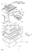 SHELF, LIT/OPTIONAL Diagram and Parts List for ET21PKXGW00  Whirlpool Refrigerator