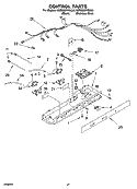 CONTROL PARTS, PARTS NOT ILLUSTRATED Diagram and Parts List for KSRB22FKSS04  KitchenAid Refrigerator