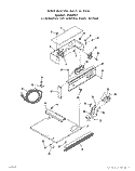 CONTROL PANEL, LIT/OPTIONAL Diagram and Parts List for B9308B0  Roper Wall Oven