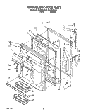 REFRIGERATOR DOOR, LIT/OPTIONAL Diagram and Parts List for ET18PKXAN00  Whirlpool Refrigerator
