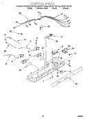 CONTROL Diagram and Parts List for KSRB27FHBL02  KitchenAid Refrigerator
