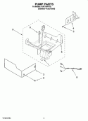 PUMP PARTS Diagram and Parts List for KUIC15PRTS2  KitchenAid Ice Maker
