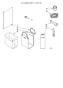 ACCESSORY Diagram and Parts List for KUCC151GBT0  KitchenAid Trash Compactor