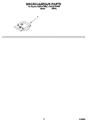 MISCELLANEOUS PARTS OPTIONAL PARTS (NOT INCLUDED) Diagram and Parts List for KUDC01TMBL1  KitchenAid Dishwasher