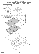 SHELF Diagram and Parts List for ET14JMYDN00  Whirlpool Refrigerator
