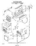 Part Location Diagram of LIT2149607 Whirlpool Service & Wiring Sheet
