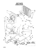 UNIT PARTS Diagram and Parts List for KUIA15PLLS0  KitchenAid Ice Maker