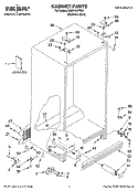 Part Location Diagram of 2311194 Whirlpool Use & Care Guide