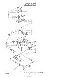 LATCH Diagram and Parts List for KEMS376TBL2  KitchenAid Microwave Oven Combo