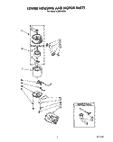 SECTION Diagram and Parts List for KCDB150S0  KitchenAid Food Waste Disposer
