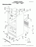 Part Location Diagram of W10432493 Whirlpool TECH SHEET