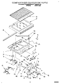 COMPARTMENT SEPARATOR Diagram and Parts List for KTHS20MBAL00  KitchenAid Refrigerator