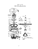 MOTOR, HEATER, AND SPRAY ARM Diagram and Parts List for 8515L20  Roper Dishwasher