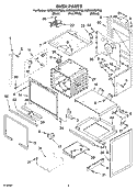 OVEN PARTS Diagram and Parts List for KESS908SPW00  KitchenAid Range