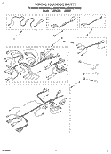 WIRING HARNESS Diagram and Parts List for KEBS278BBL2  KitchenAid Wall Oven