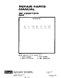 COVER Diagram and Parts List for C2557^0  Whirlpool Microwave