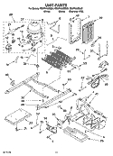 UNIT PARTS Diagram and Parts List for ES5PHAXSB00  Whirlpool Refrigerator