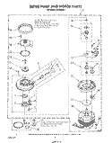 3367443 PUMP AND MOTOR Diagram and Parts List for DU5500XR1  Whirlpool Dishwasher