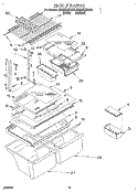 SHELF, LIT/OPTIONAL Diagram and Parts List for ET20PKXDW03  Whirlpool Refrigerator