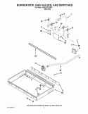 Part Location Diagram of W10276535 Whirlpool BOX-BURNER