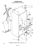 CABINET Diagram and Parts List for ET12PCXRWR0  Whirlpool Refrigerator