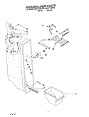 FREEZER LINER Diagram and Parts List for ED2GTQXKQ00  Whirlpool Refrigerator