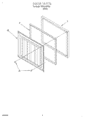 SECTION Diagram and Parts List for TCF0510EW01  Whirlpool Freezer