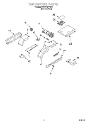 Part Location Diagram of 4453207 Whirlpool INSULATION