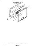 SECTION Diagram and Parts List for RS600BXK0  Whirlpool Range