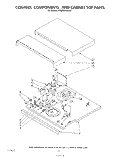 CONTROL COMPONENTS AND CABINET TOP Diagram and Parts List for KGBS245SBL0  KitchenAid Wall Oven