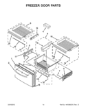 Part Location Diagram of WPW10248856 Whirlpool Door Bin