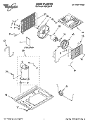 Part Location Diagram of 8215386 Whirlpool Compressor Assembly