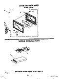 DOOR AND LATCH, WIRING HARNESS Diagram and Parts List for MH6600XM1  Whirlpool Microwave