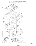 COMPARTMENT SEPARATOR Diagram and Parts List for ET18GKXSW04  Whirlpool Refrigerator