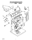 SECTION Diagram and Parts List for LET8858AN0  Whirlpool Dryer