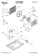 UNIT PARTS Diagram and Parts List for ACM082PS6  Whirlpool Air Conditioner