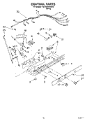 CONTROL PARTS Diagram and Parts List for 7ED5GHGXMQ00  Whirlpool Refrigerator