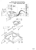 MACHINE BASE Diagram and Parts List for RAX7244EN0  Roper Washer