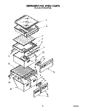 REFRIGERATOR SHELF Diagram and Parts List for ED22DWXTN00  Whirlpool Refrigerator