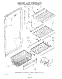 BREAKER AND SHELF Diagram and Parts List for KLFF15MSWH10  KitchenAid Freezer