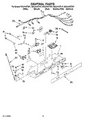 CONTROL PARTS Diagram and Parts List for ED2JHAXTL01  Whirlpool Refrigerator