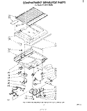 COMPARTMENT SEPARATOR Diagram and Parts List for ET18TK1MWR1  Whirlpool Refrigerator