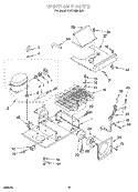 UPPER UNIT Diagram and Parts List for KBLC36MHS01  KitchenAid Refrigerator