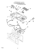 INTERIOR Diagram and Parts List for MHE13XKB0  Roper Microwave